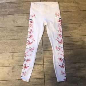 Fabletics by Kate Hudson Flowered Leggings